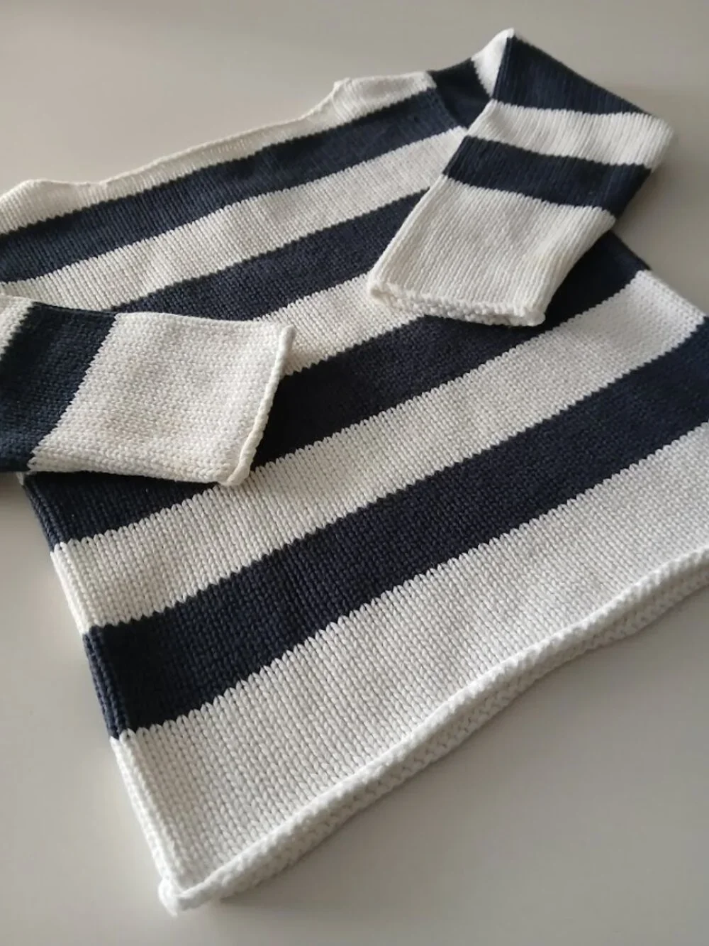 Baby Gap 100% Cotton Navy & White Sweater 2T